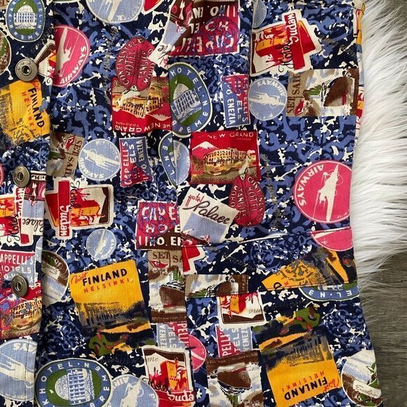 WOMENS VINTAGE “TRAVEL” VEST SIZE LARGE - Picture 2 of 4